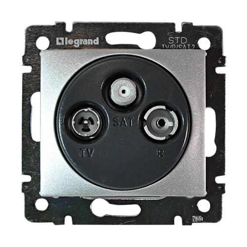LEGRAND 770136 Модуль розетки TV-R-SAT оконечной LEGRAND 770136 Модуль розетки TV-R-SAT оконечной