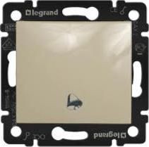 LEGRAND 774116 Выключатель без фиксации с символом звонка