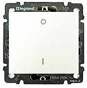 LEGRAND 774403 Трехполюсный переключатель для люминесцентных ламп 10А 400В