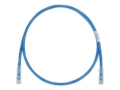 PANDUIT UTP28SP1MBU Патч-корд малого диаметра (3,8мм) с модульными разъёмами RJ-45 TX6™ на обоих концах