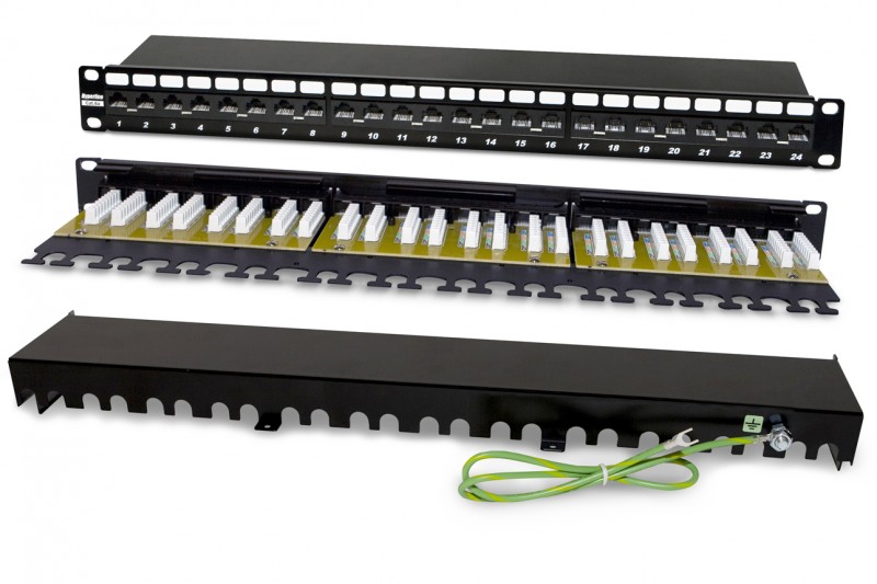 Hyperline PP2-19-24-8P8C-C6A-110D Патч-панель 19" Hyperline PP2-19-24-8P8C-C6A-110D Патч-панель 19"