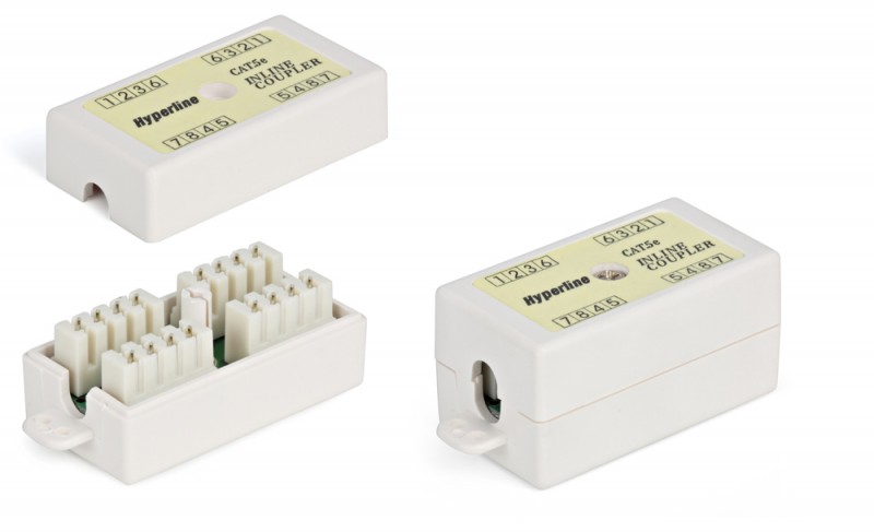 Hyperline CA-IDC-C5e-WH Проходной адаптер (coupler) Hyperline CA-IDC-C5e-WH Проходной адаптер (coupler)