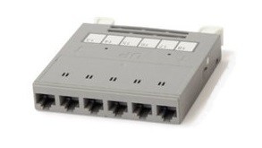 Hyperline PPTR-CSS-6xRJ45-C6-U-GY Кассета для медных претерминированных решений