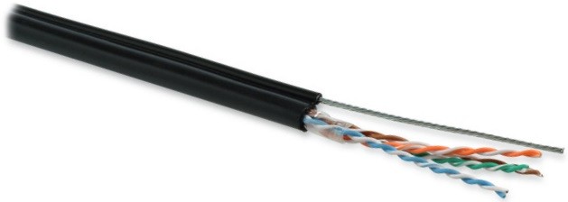 Hyperline UUTP4-C5E-S24-SW-OUT-PE-BK-500 (500 м) Кабель витая пара U/UTP Hyperline UUTP4-C5E-S24-SW-OUT-PE-BK-500 (500 м) Кабель витая пара U/UTP