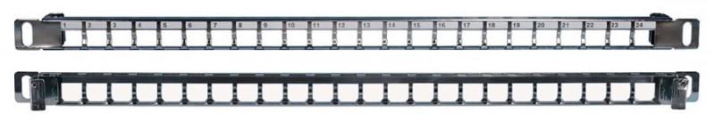 Hyperline PPBLHD-19-24S-SH-RM Модульная патч-панель 19" Hyperline PPBLHD-19-24S-SH-RM Модульная патч-панель 19"
