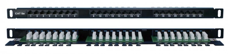 Hyperline PPHD-19-24-8P8C-C5E-110D Патч-панель высокой плотности 19" Hyperline PPHD-19-24-8P8C-C5E-110D Патч-панель высокой плотности 19"