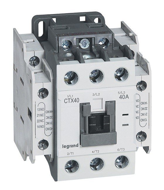 LEGRAND 416136 Контактор CTX3 3P 40A 2 Н.О. + 2 Н.З. 230V LEGRAND 416136 Контактор CTX3 3P 40A 2 Н.О. + 2 Н.З. 230V