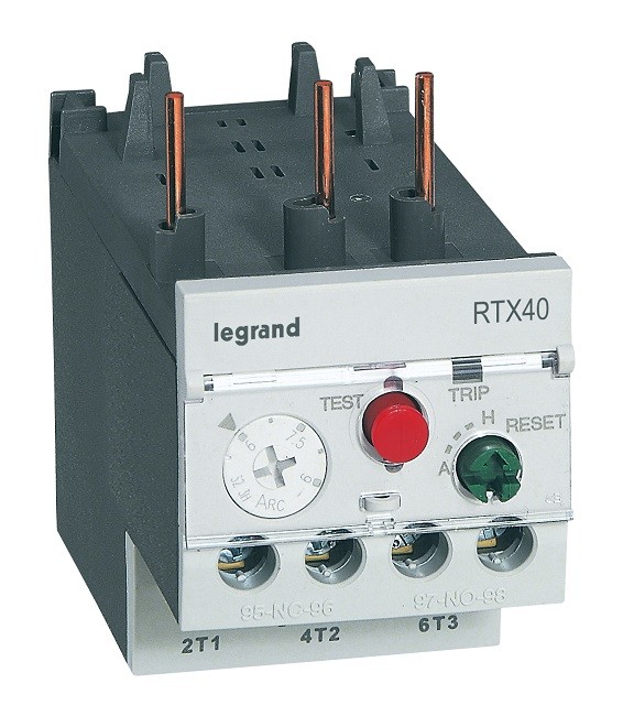 LEGRAND 416671 Тепловое реле защиты от перегрузки RTX3 40 LEGRAND 416671 Тепловое реле защиты от перегрузки RTX3 40