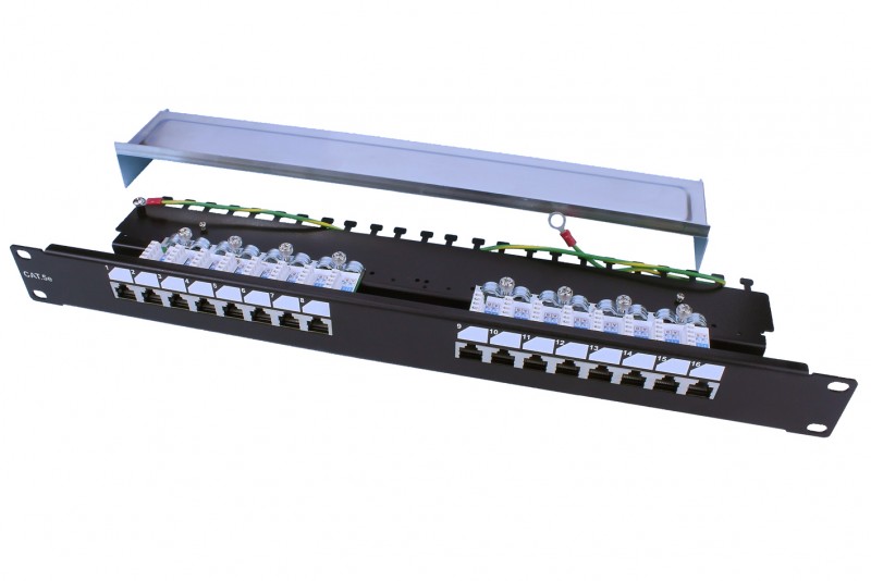 Hyperline PP3-19-16-8P8C-C5E-SH-110D Патч-панель 19" Hyperline PP3-19-16-8P8C-C5E-SH-110D Патч-панель 19"