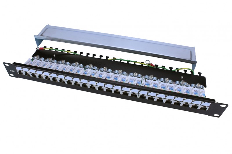 Hyperline PP3-19-24-8P8C-C6-SH-110D Патч-панель 19" Hyperline PP3-19-24-8P8C-C6-SH-110D Патч-панель 19"