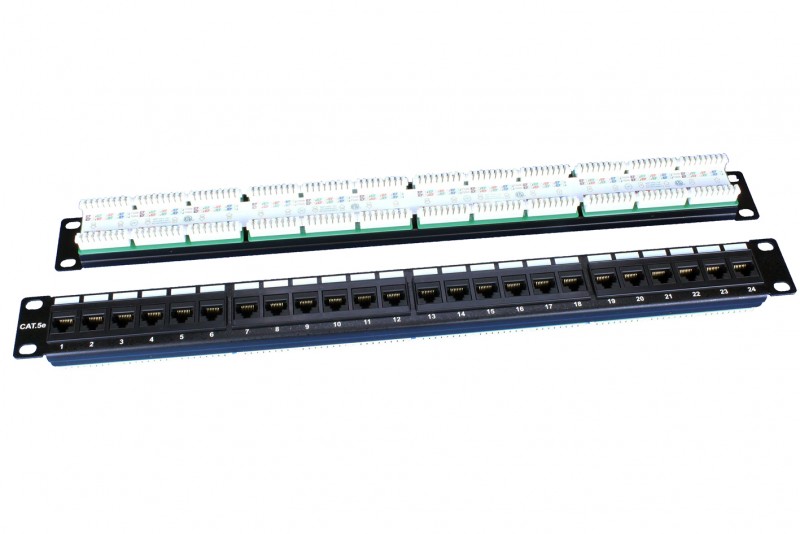 Hyperline PP3-19-24-8P8C-C5E-110D Патч-панель 19"