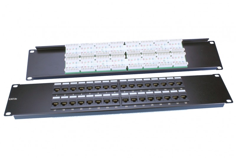 Hyperline PP3-19-32-8P8C-C5E-110D Патч-панель 19"