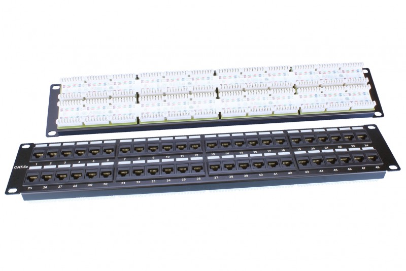 Hyperline PP3-19-48-8P8C-C5E-110D Патч-панель 19" Hyperline PP3-19-48-8P8C-C5E-110D Патч-панель 19"