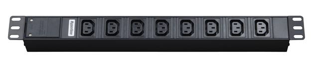 Hyperline SHT19-8IEC-2.5IEC Блок розеток для 19" шкафов