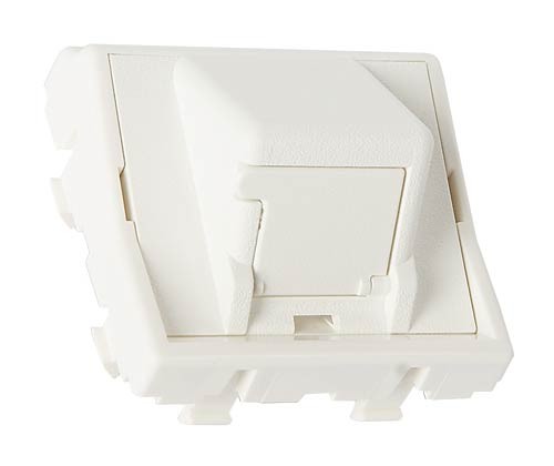 PANDUIT CFPFS1SAW Лицевая панель Mini-Com®: адаптер 45х45мм с одномодульной наклонной панелью со шторкой PANDUIT CFPFS1SAW Лицевая панель Mini-Com®: адаптер 45х45мм с одномодульной наклонной панелью со шторкой