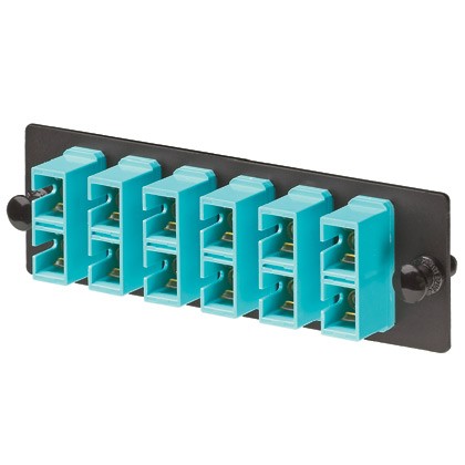 PANDUIT FAP6WAQDSCZ Панель OPTICOM для 6 SC 10GIG™ дуплексных многомодовых оптических адаптеров с муфтами из циркониевой керамики (морская волна) PANDUIT FAP6WAQDSCZ Панель OPTICOM для 6 SC 10GIG™ дуплексных многомодовых оптических адаптеров с муфтами из циркониевой керамики (морская волна)