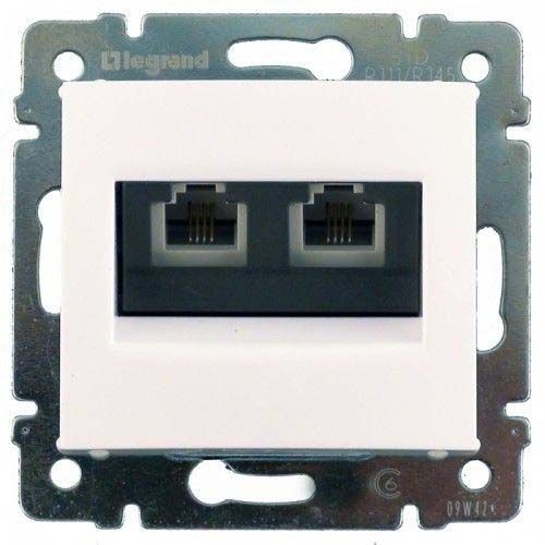 LEGRAND 774247 Модуль розетки информационной 2хRJ45 LEGRAND 774247 Модуль розетки информационной 2хRJ45