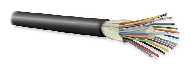 Hyperline FO-DT-IN/OUT-9S-24-LSZH-BK Кабель волоконно-оптический 9/125 (SMF-28 Ultra) одномодовый