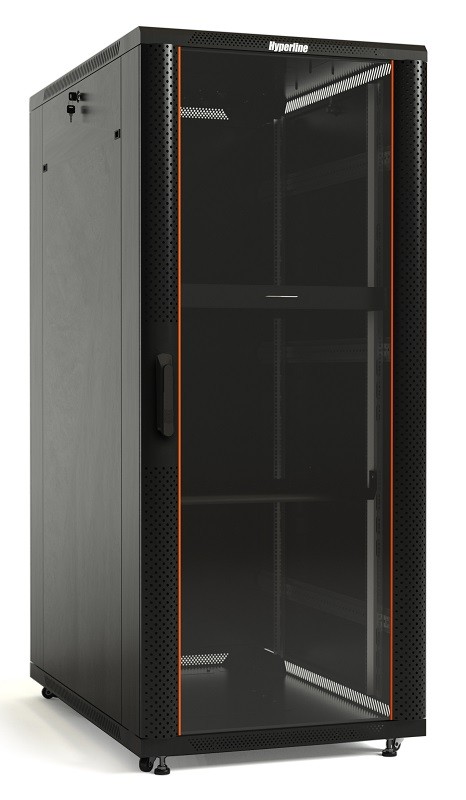 Hyperline TTB-4268-AS-RAL9004 Шкаф напольный 19-дюймовый