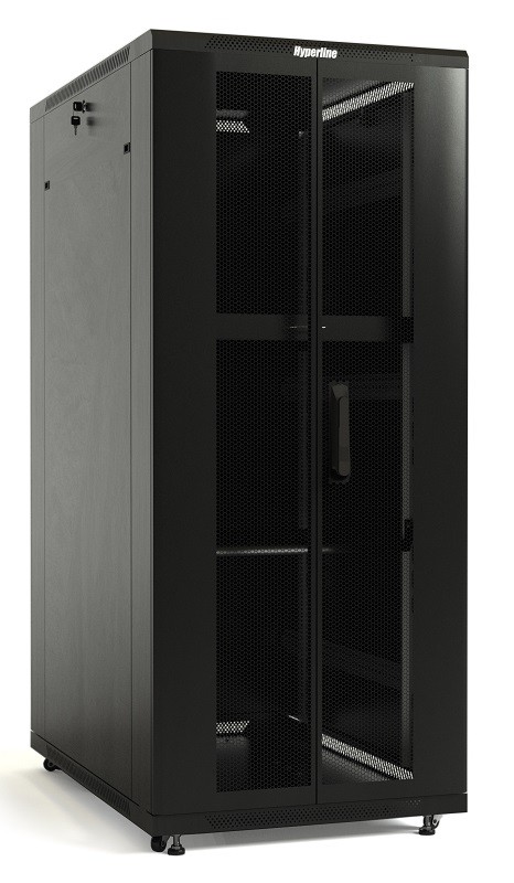 Hyperline TTB-4262-DD-RAL9004 Шкаф напольный 19-дюймовый