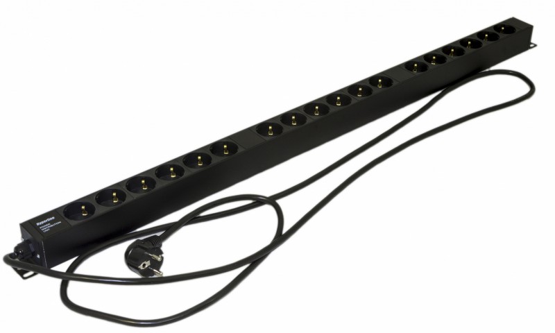 Hyperline SHE-18SH-2.5EU Блок розеток