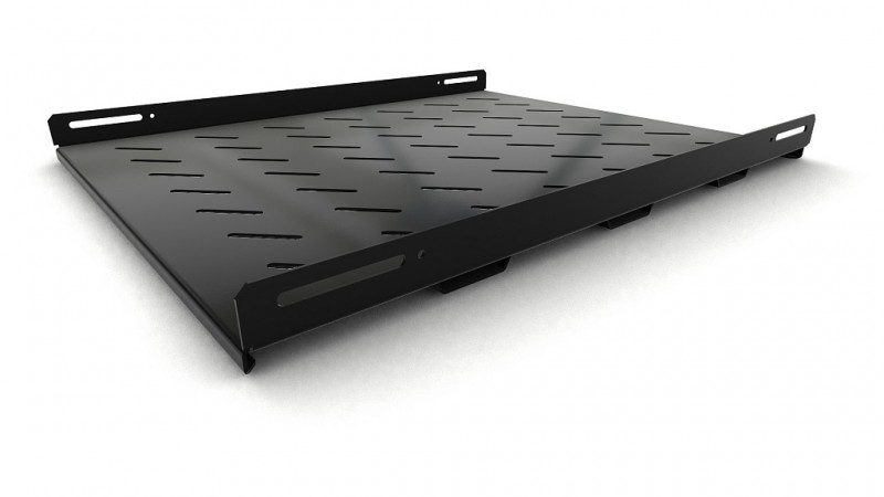 Hyperline TSH3M-650-RAL9004 Полка стационарная усиленная