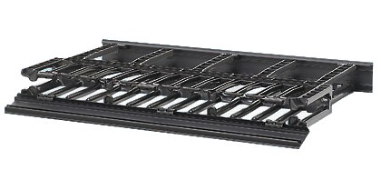 PANDUIT NM1 Двухсторонний горизонтальный кабельный организатор с крышками