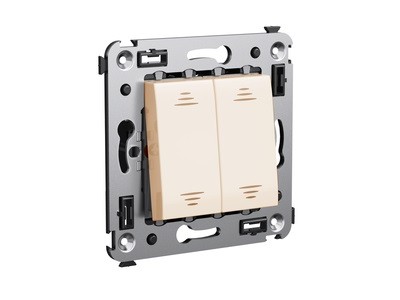 DKC / ДКС 4405104 Выключатель двухклавишный в стену DKC / ДКС 4405104 Выключатель двухклавишный в стену