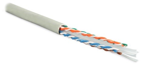 Hyperline UUTP4-C6-S23-IN-PVC-GY-305 (305 м) Кабель витая пара Hyperline UUTP4-C6-S23-IN-PVC-GY-305 (305 м) Кабель витая пара