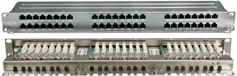 Hyperline PPHD-19-48-8P8C-C5E-SH-110D Патч-панель высокой плотности 19" Hyperline PPHD-19-48-8P8C-C5E-SH-110D Патч-панель высокой плотности 19"