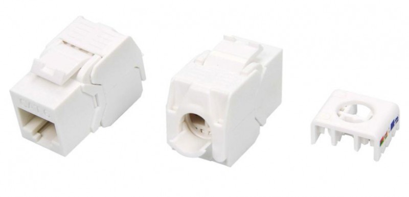 Hyperline KJ8-8P8C-C6-180-TLS-WH Вставка Keystone Jack RJ-45(8P8C) Hyperline KJ8-8P8C-C6-180-TLS-WH Вставка Keystone Jack RJ-45(8P8C)