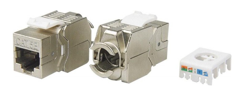 Hyperline KJ8-8P8C-C5e-180-TLS-SH-F-WH Вставка Keystone Jack RJ-45(8P8C) Hyperline KJ8-8P8C-C5e-180-TLS-SH-F-WH Вставка Keystone Jack RJ-45(8P8C)
