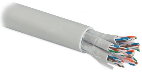 Hyperline UUTP16W-C5-S24-IN-LSZH-GY (UTP16W-C5-SOLID-IN-LSZH) Кабель витая пара