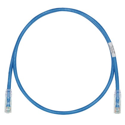PANDUIT UTP28SP0.5MBU Патч-корд малого диаметра (3,8мм) с модульными разъёмами RJ-45 TX6™ на обоих концах