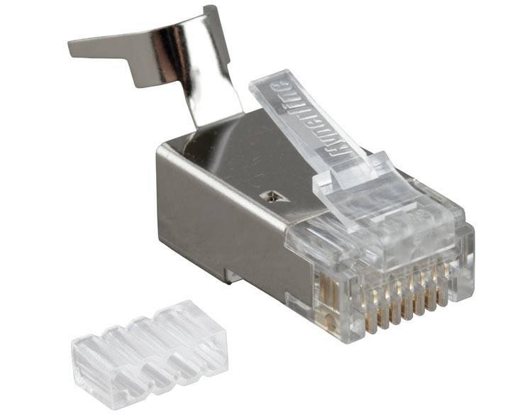 Hyperline PLUG-8P8C-UV-C6-TW-SH-10 Разъем RJ-45(8P8C) под витую пару