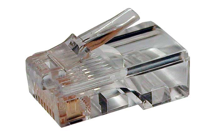 Hyperline PLUG-8P8C-U-C5-100 Разъем RJ-45(8P8C) под витую пару Hyperline PLUG-8P8C-U-C5-100 Разъем RJ-45(8P8C) под витую пару