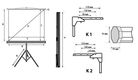 Lumien
Экран на штативе Master View  4:3 (153х203)