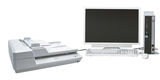 Fujitsu scanner SP-1425 (Flatbed, CIS, A4, 600 dpi, 25 ppm/50 ipm, ADF 50 sheets, Duplex, 1 y warr)