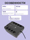 ИБП Powercom Back-UPS SPIDER OffLine 1000VA/550W SPD-1000N