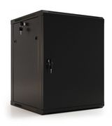 Шкаф настенный 19-дюймовый Hyperline TWB-0645-SR-RAL9004 (19&amp;quot;)