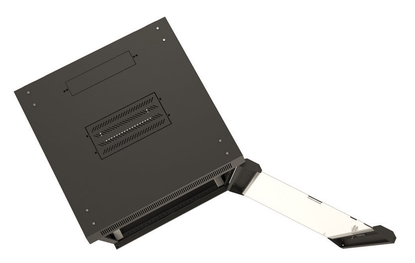 Hyperline TWB-0666-GP-RAL9004 Шкаф настенный 19-дюймовый (19") Hyperline TWB-0666-GP-RAL9004 Шкаф настенный 19-дюймовый (19")