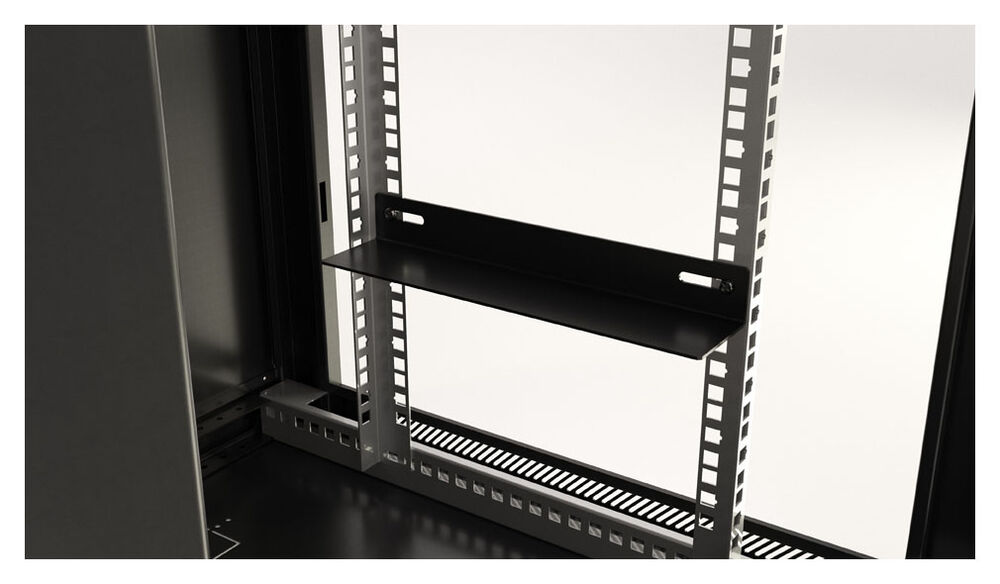 Hyperline TWB-0945-SR-RAL9004 Шкаф настенный 19-дюймовый (19")