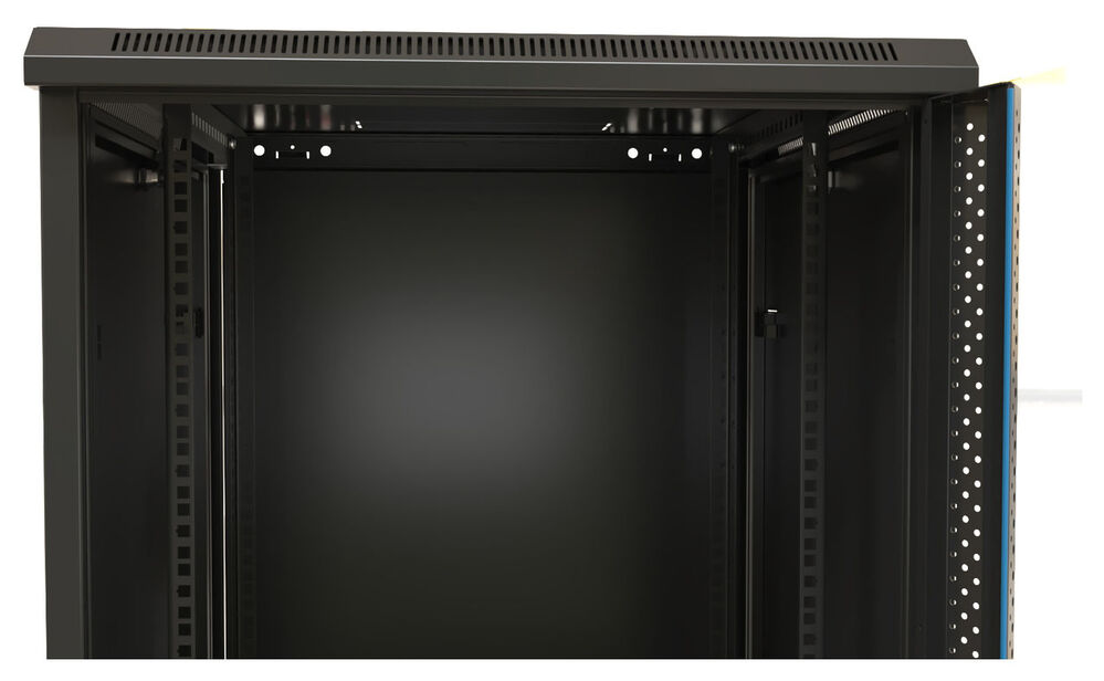 Hyperline TWB-0945-SR-RAL9004 Шкаф настенный 19-дюймовый (19")