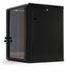 Hyperline TWB-0966-GP-RAL9004 Шкаф настенный 19-дюймовый (19")