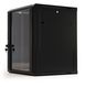 Hyperline TWB-2766-GP-RAL9004 Шкаф настенный 19-дюймовый (19")