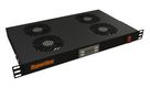 Hyperline TRFA-MICR-4F-RAL9004 Модуль вентиляторный 19"