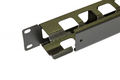 Hyperline CM-1U-ML-COV Кабельный организатор металлический с крышкой Hyperline CM-1U-ML-COV Кабельный организатор металлический с крышкой