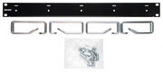 Hyperline CMW-1U-02-BK Кабельный организатор с металлическими кольцами 105x43 мм