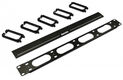 Hyperline CM-1U-5R-PL-COV Кабельный организатор с пластиковыми кольцами с крышкой Hyperline CM-1U-5R-PL-COV Кабельный организатор с пластиковыми кольцами с крышкой