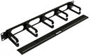 Hyperline CM-1U-5R-PL-COV Кабельный организатор с пластиковыми кольцами с крышкой